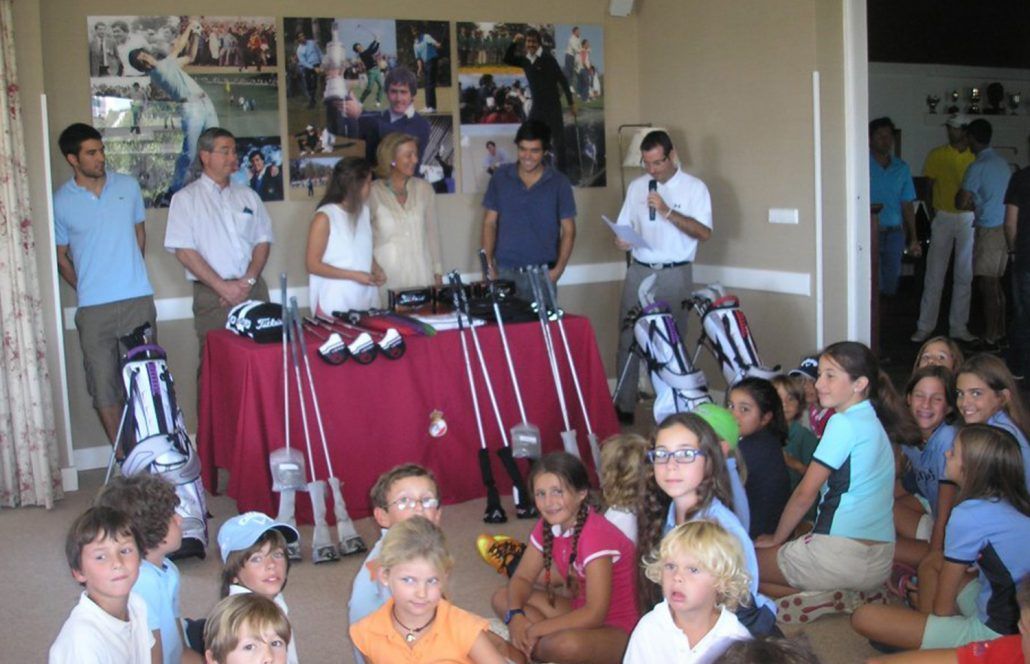 Los hermanos Ballesteros en el XXIX Torneo Infantil Seve Ballesteros